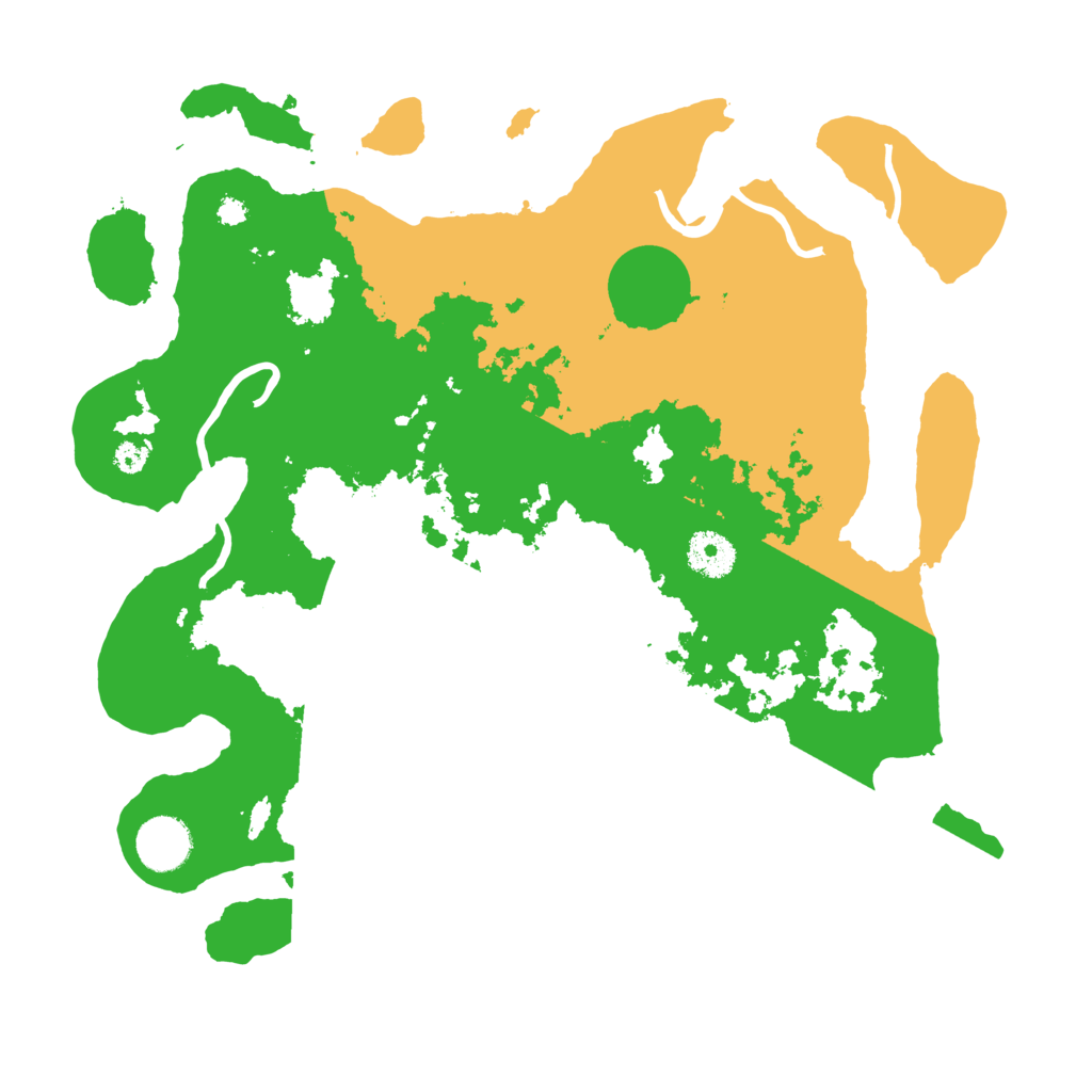 Biome Rust Map: Procedural Map, Size: 3500, Seed: 5816739