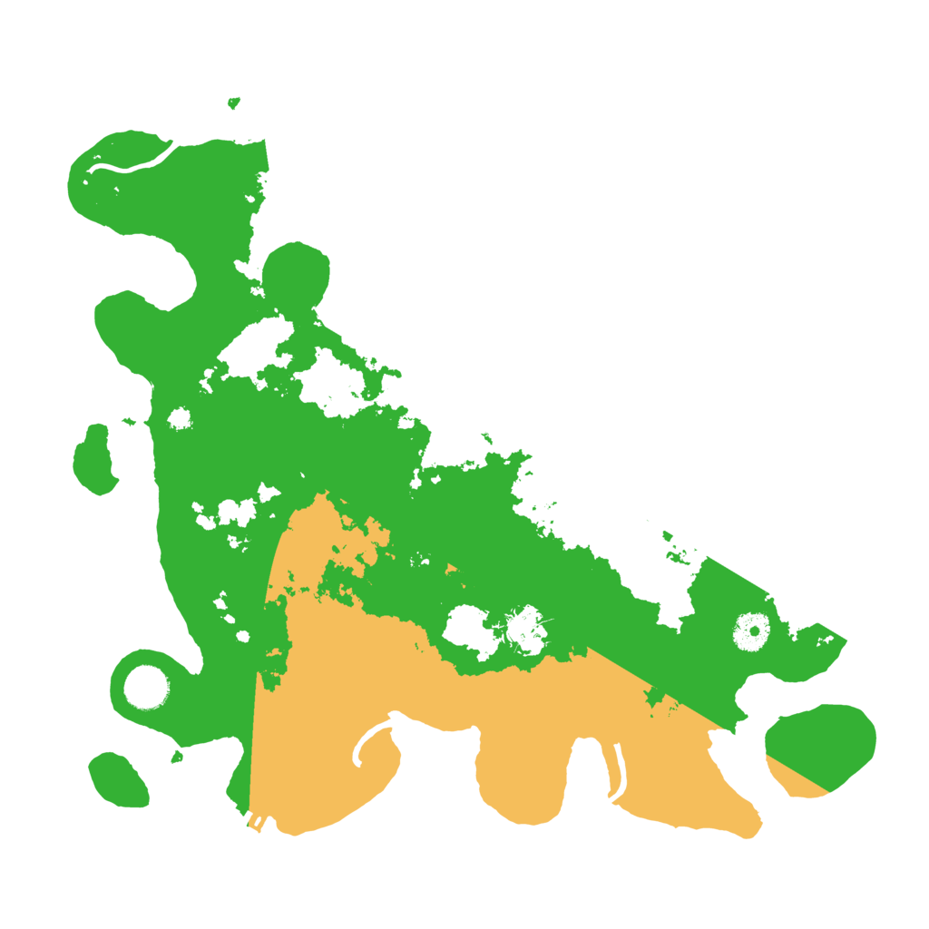 Biome Rust Map: Procedural Map, Size: 3700, Seed: 467907720