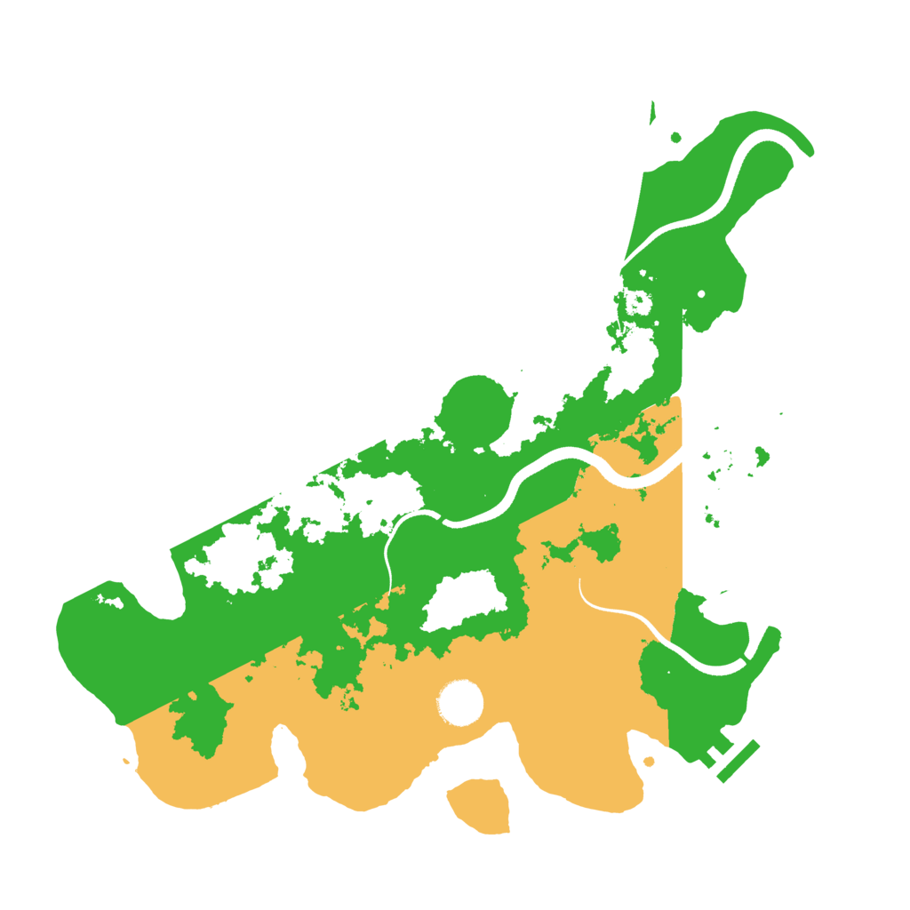 Biome Rust Map: Procedural Map, Size: 3500, Seed: 8288635