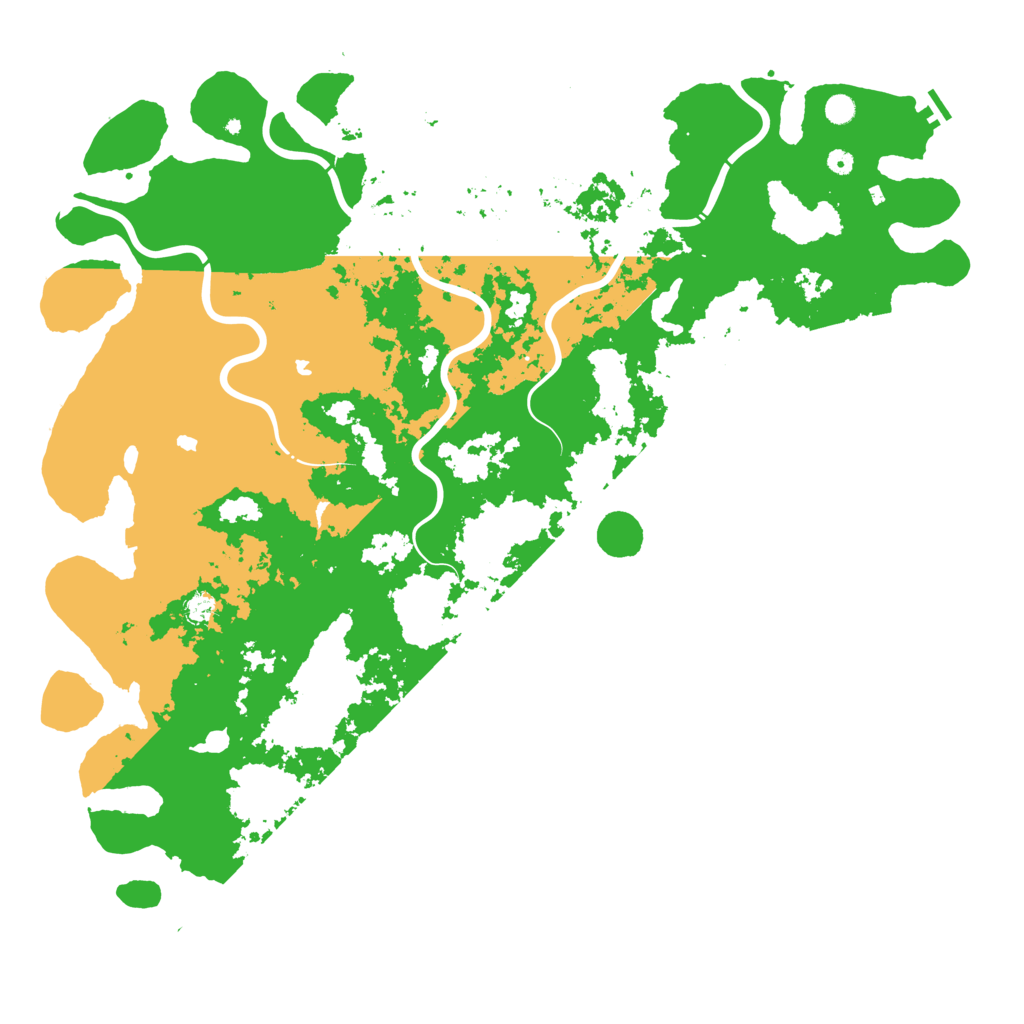 Biome Rust Map: Procedural Map, Size: 6000, Seed: 110815