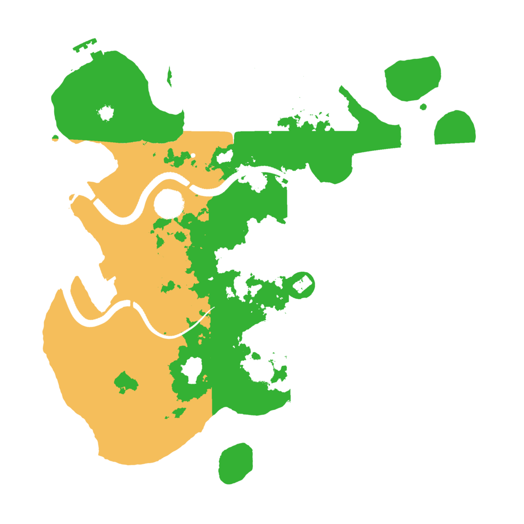 Biome Rust Map: Procedural Map, Size: 3200, Seed: 1833195545