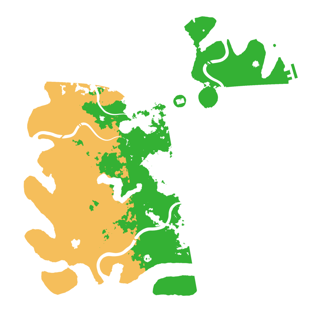 Biome Rust Map: Procedural Map, Size: 4300, Seed: 65852535