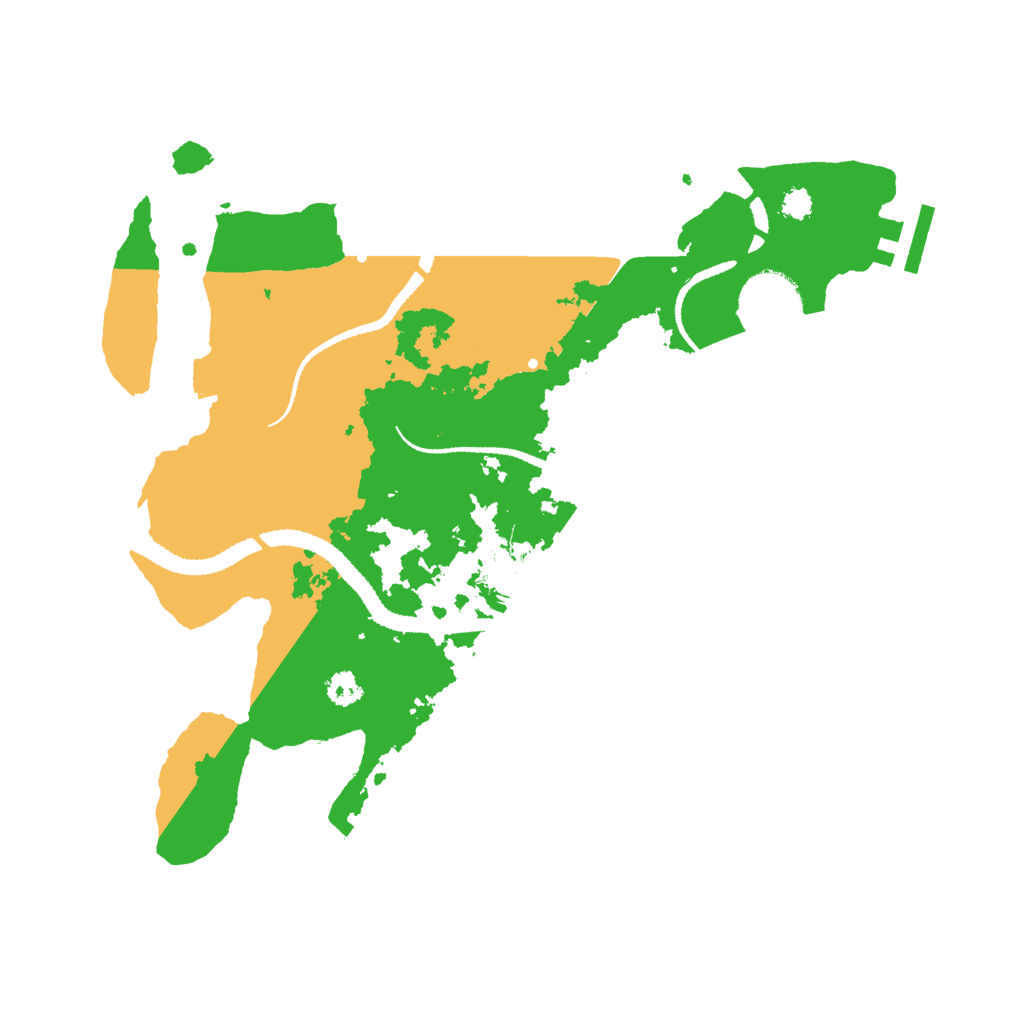 Biome Rust Map: Procedural Map, Size: 3000, Seed: 347008498