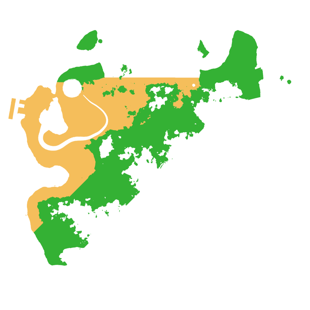 Biome Rust Map: Procedural Map, Size: 3000, Seed: 1647370276