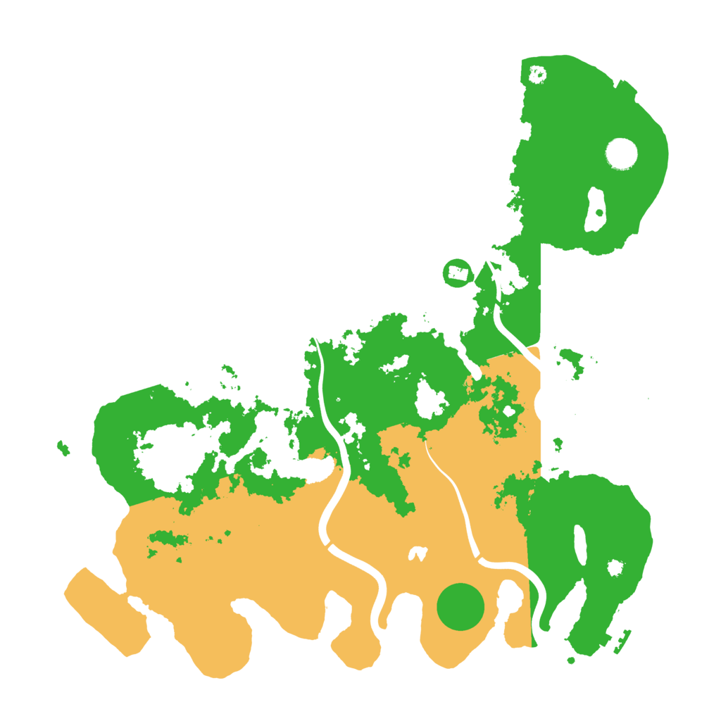 Biome Rust Map: Procedural Map, Size: 4000, Seed: 19921992
