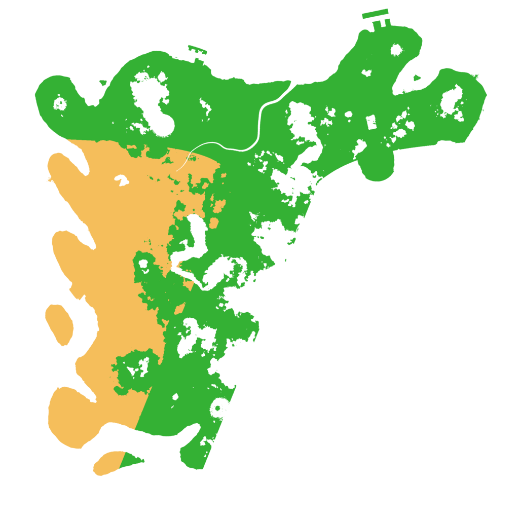 Biome Rust Map: Procedural Map, Size: 4000, Seed: 165429337