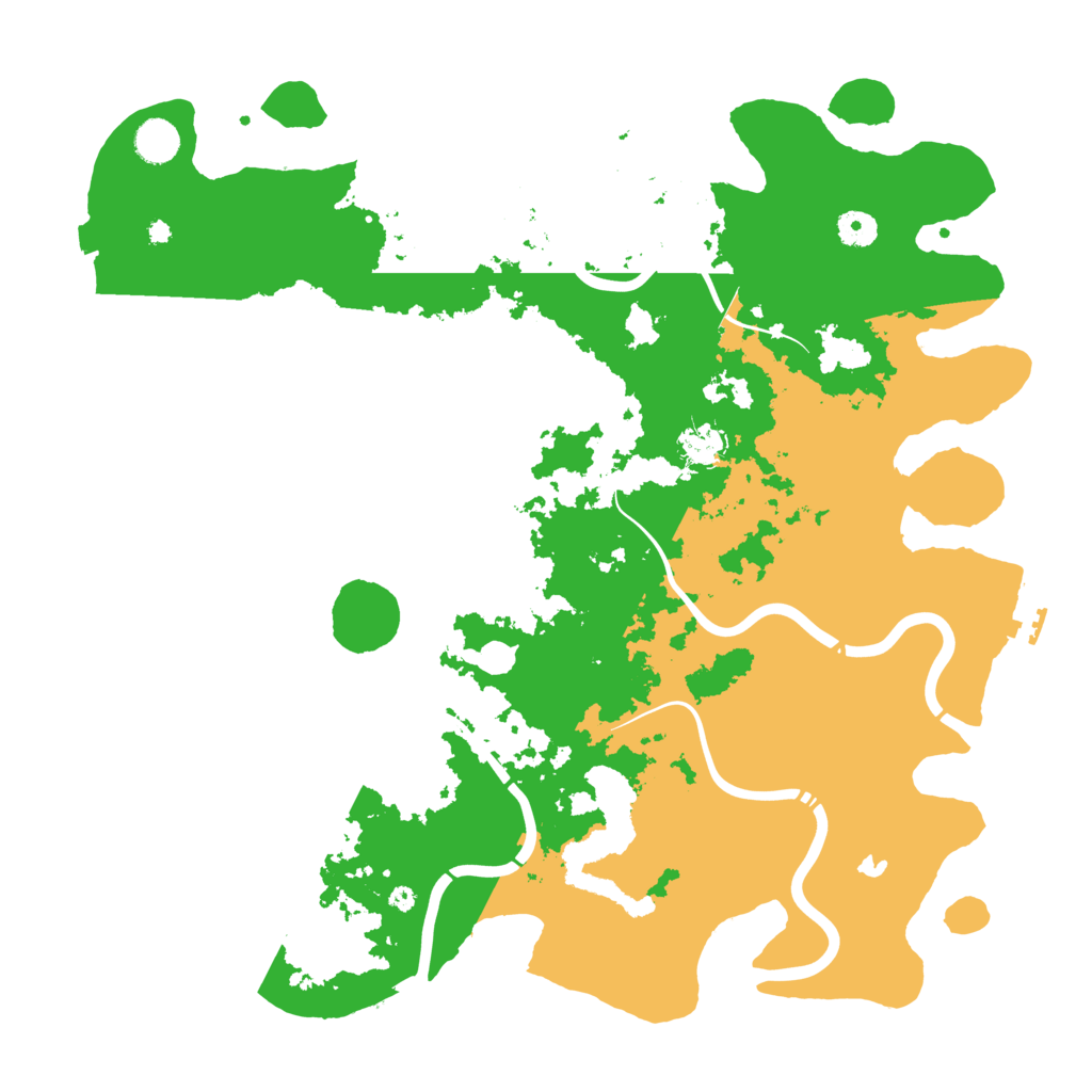 Biome Rust Map: Procedural Map, Size: 4300, Seed: 6958008