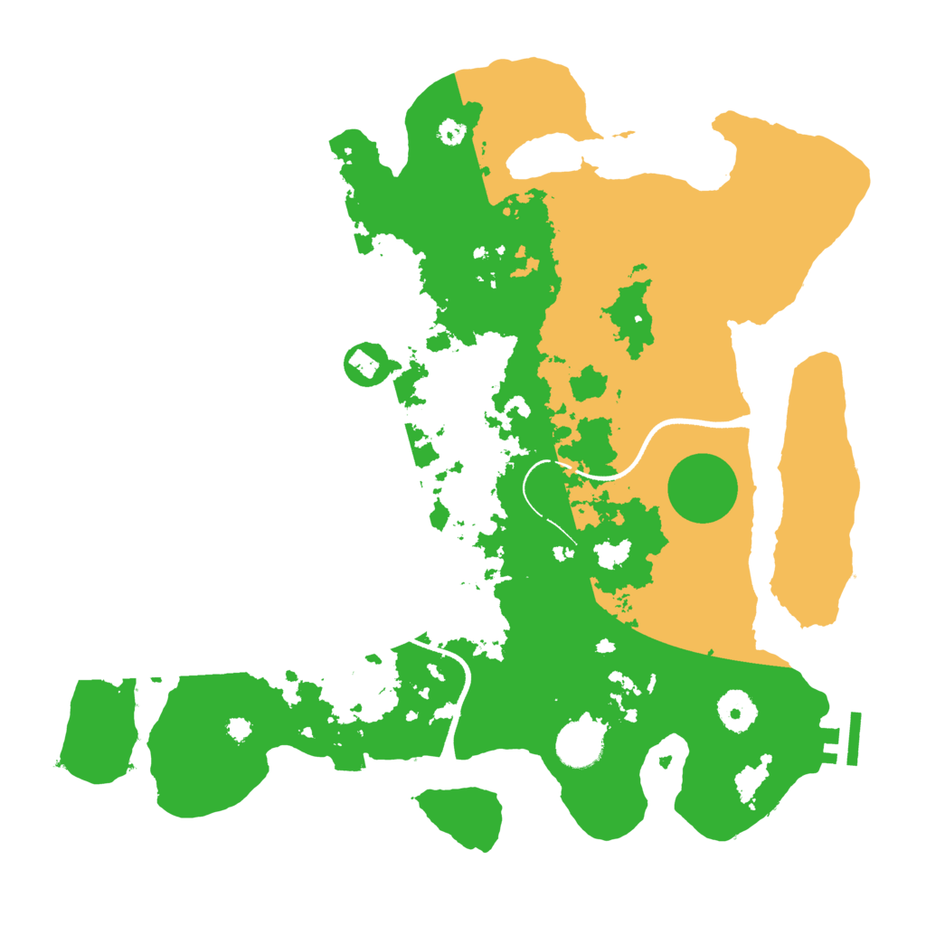 Biome Rust Map: Procedural Map, Size: 3500, Seed: 1862032876