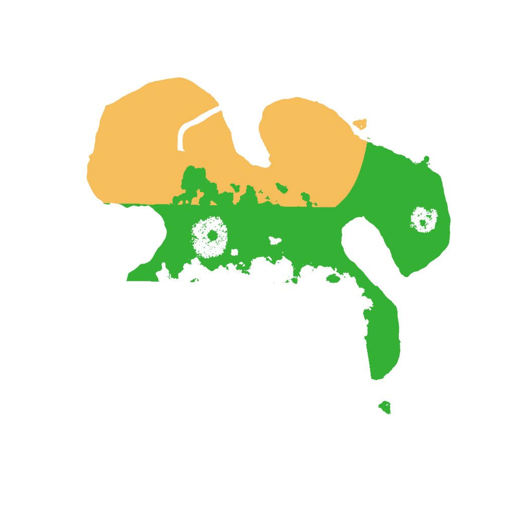 Biome Rust Map: Procedural Map, Size: 2000, Seed: 35512