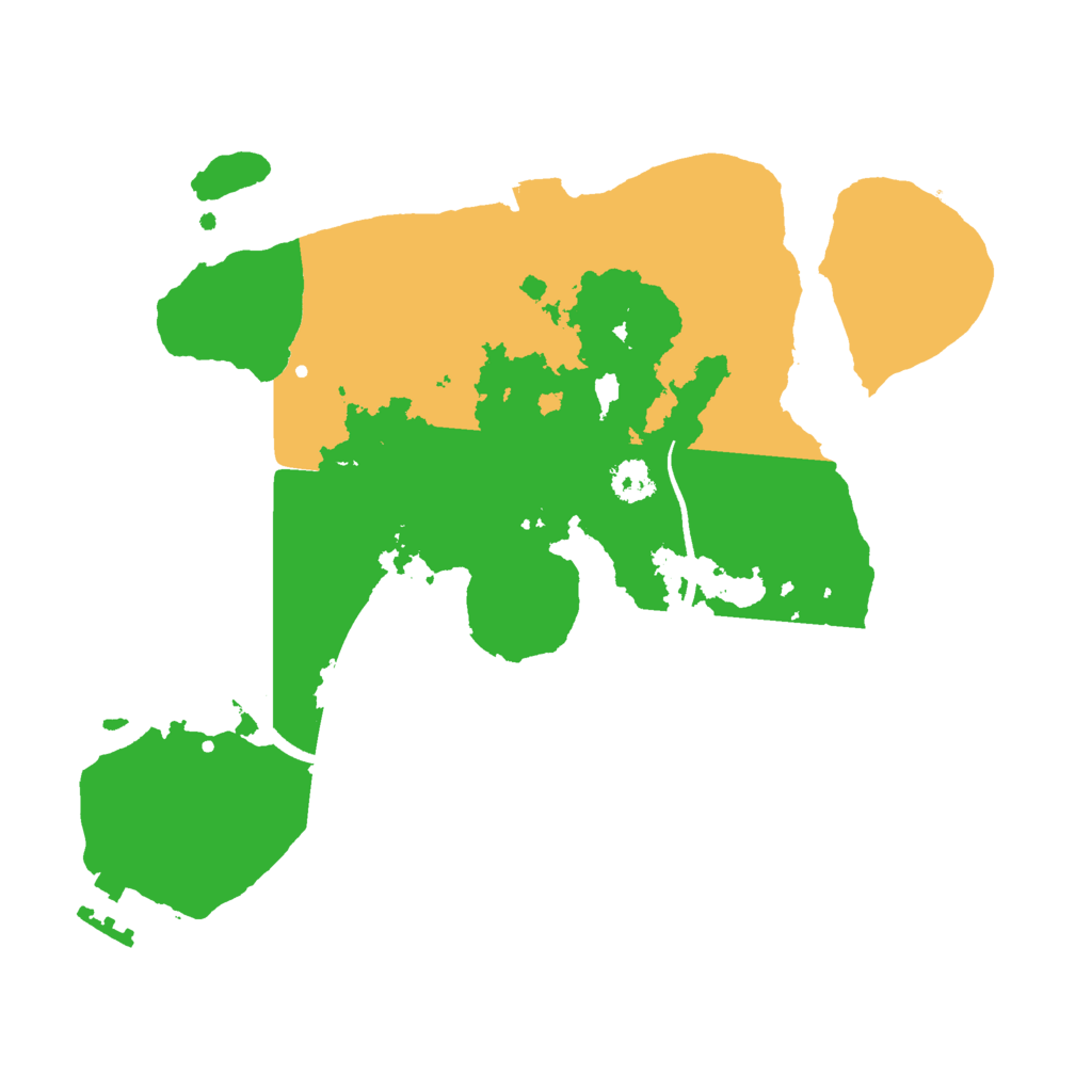 Biome Rust Map: Procedural Map, Size: 2600, Seed: 32425226