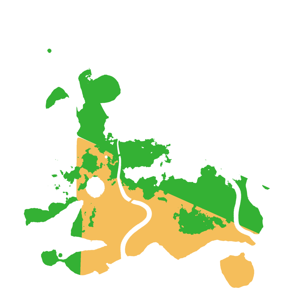 Biome Rust Map: Procedural Map, Size: 3000, Seed: 8372093