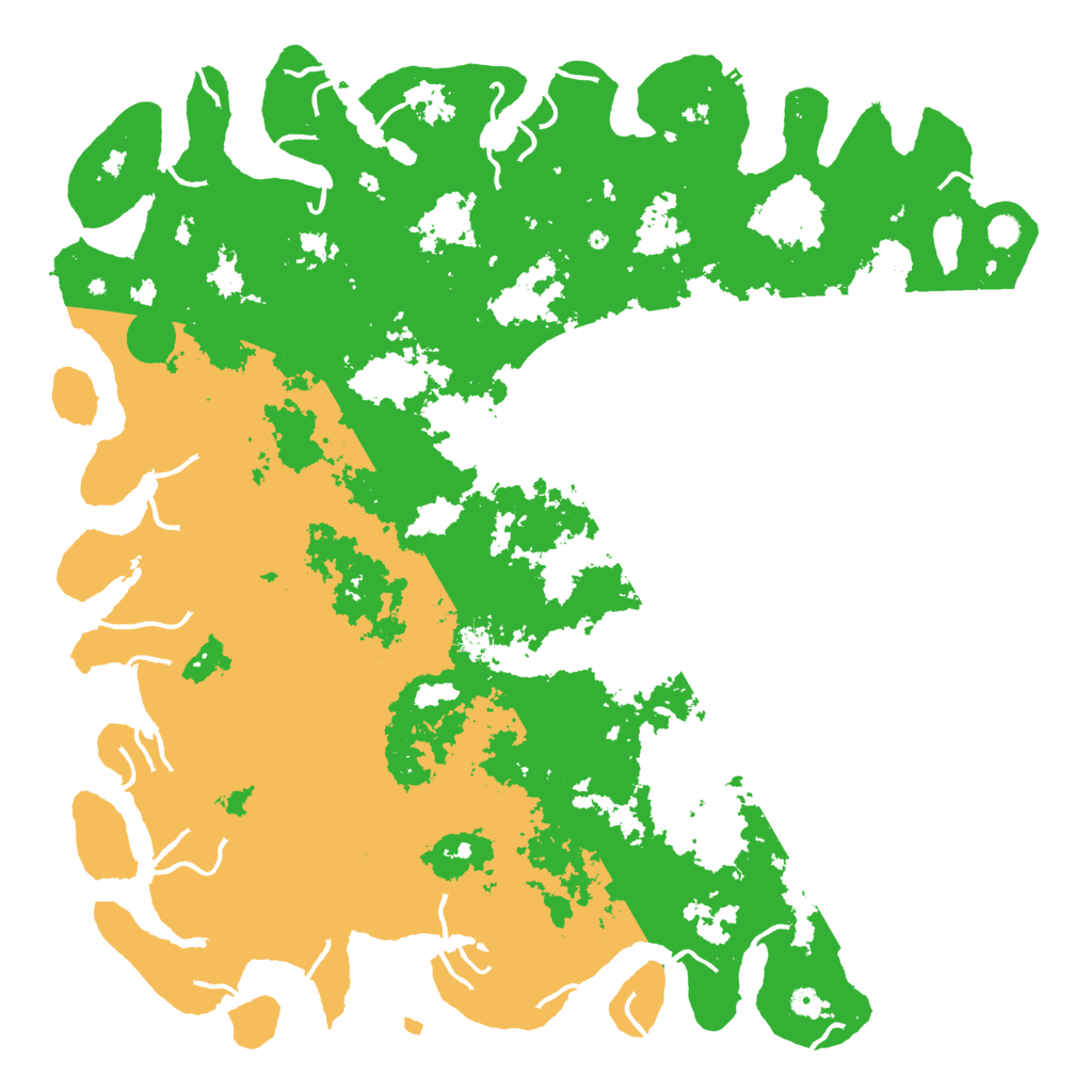 Biome Rust Map: Procedural Map, Size: 6000, Seed: 51488