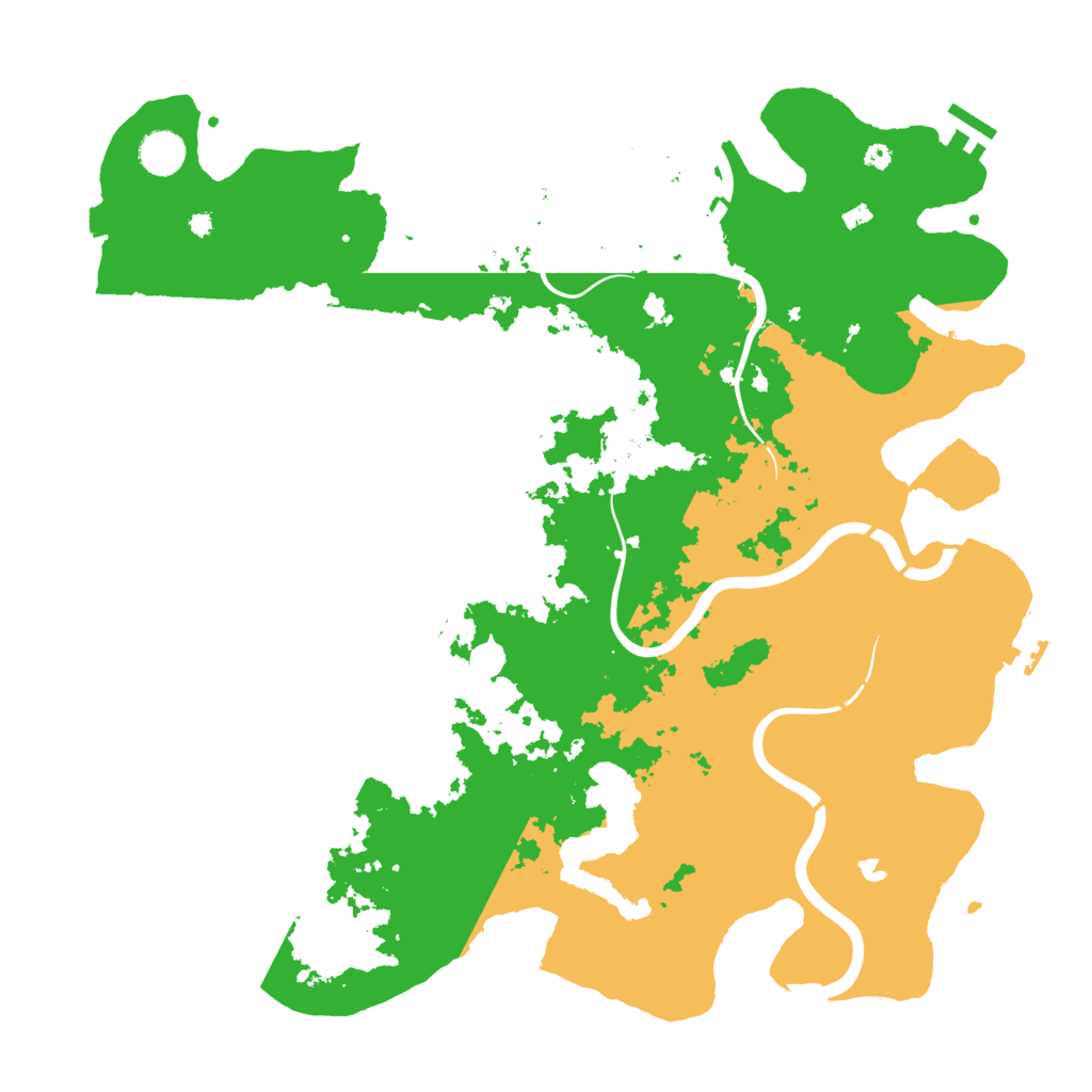 Biome Rust Map: Procedural Map, Size: 4200, Seed: 6958008