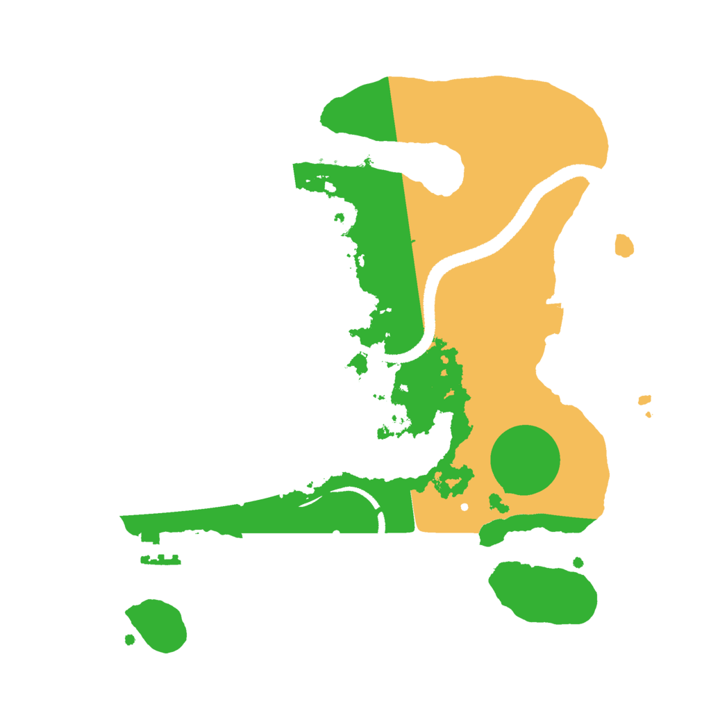 Biome Rust Map: Procedural Map, Size: 2700, Seed: 7263634