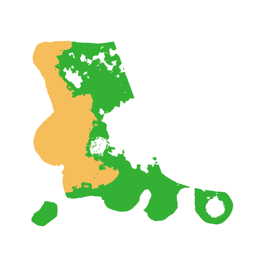 Biome Rust Map: Barren, Size: 2700, Seed: 46236428