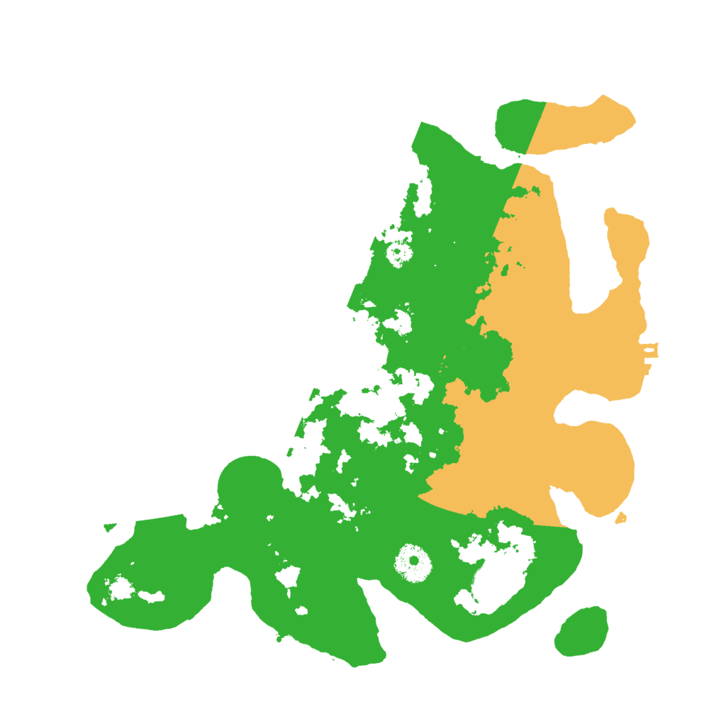 Biome Rust Map: Procedural Map, Size: 3000, Seed: 6848