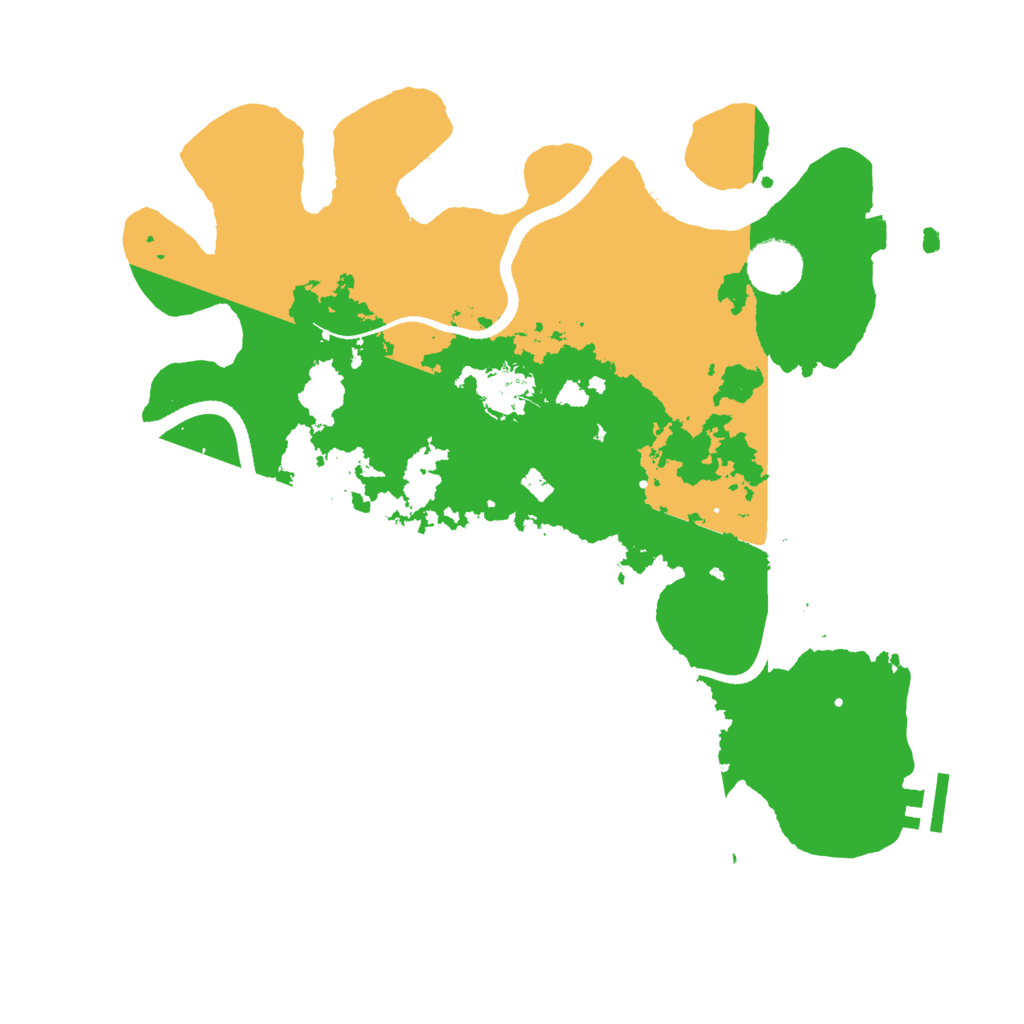 Biome Rust Map: Procedural Map, Size: 3500, Seed: 1212