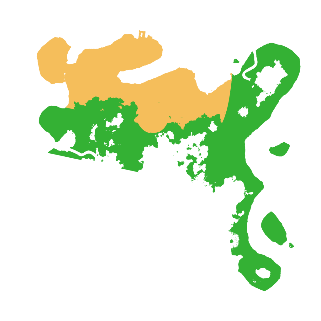 Biome Rust Map: Procedural Map, Size: 3000, Seed: 93424