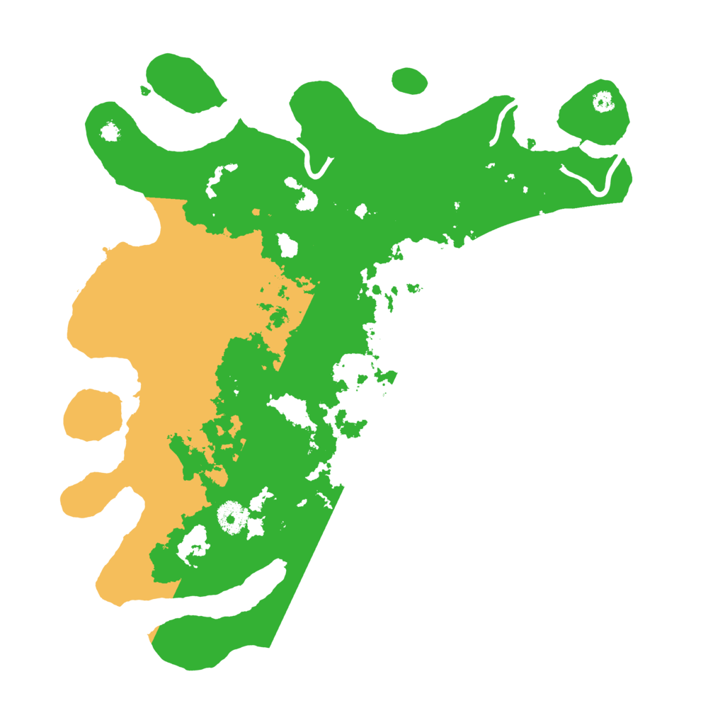 Biome Rust Map: Procedural Map, Size: 3500, Seed: 1149427463