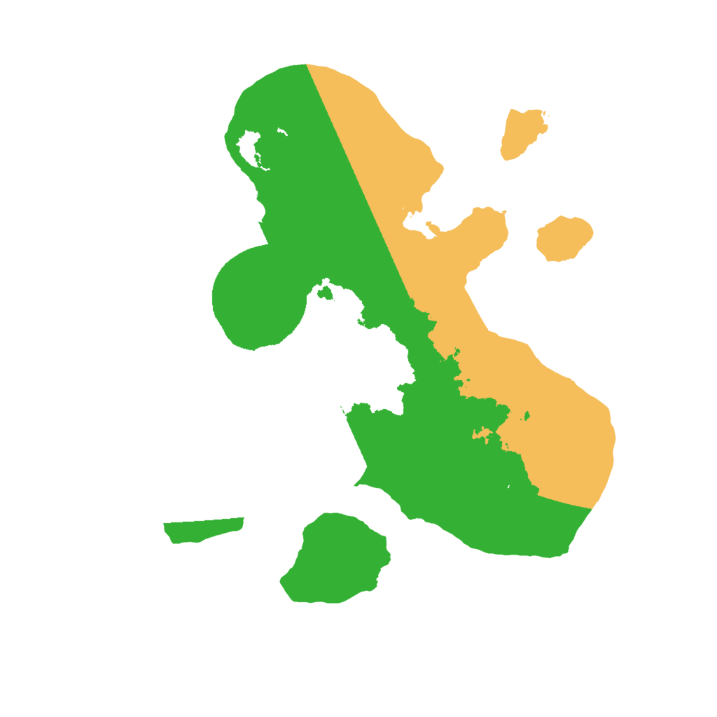 Biome Rust Map: Barren, Size: 2000, Seed: 524