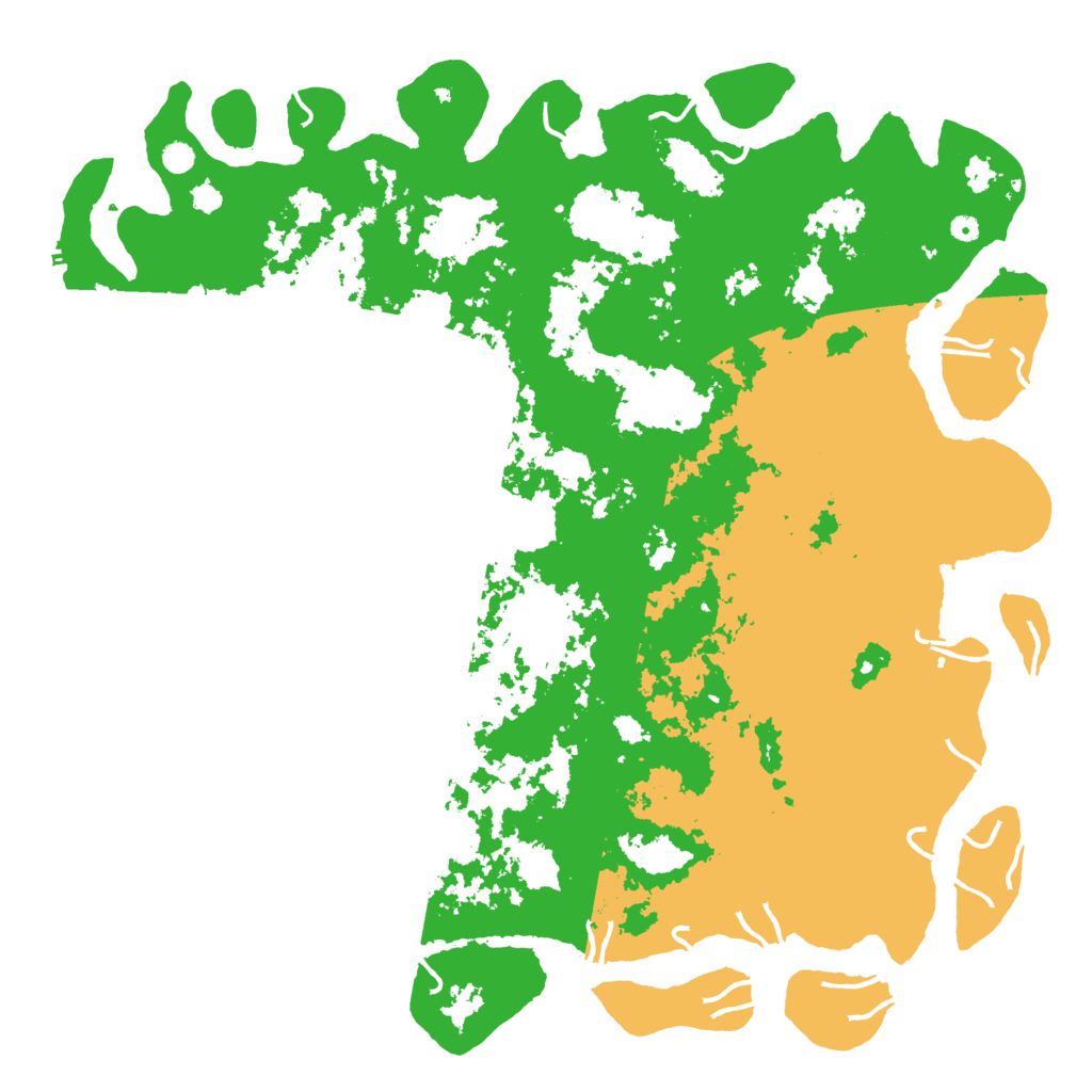 Biome Rust Map: Procedural Map, Size: 6000, Seed: 239257155