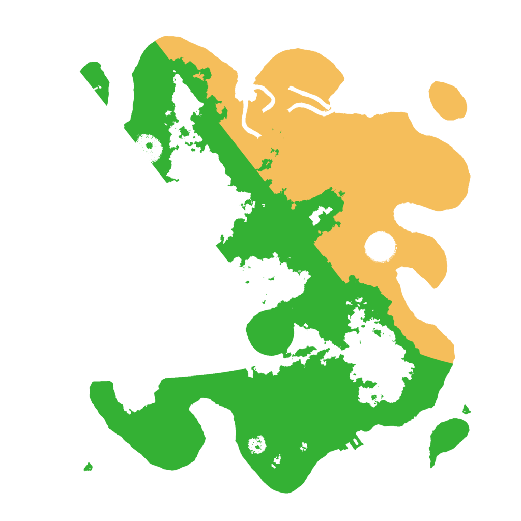 Biome Rust Map: Procedural Map, Size: 3000, Seed: 15522