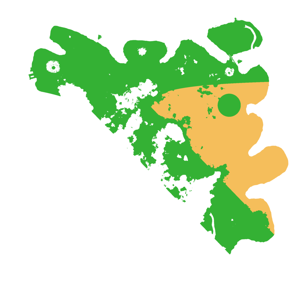 Biome Rust Map: Procedural Map, Size: 3500, Seed: 312456
