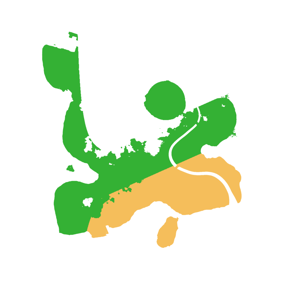 Biome Rust Map: Procedural Map, Size: 2000, Seed: 3074719