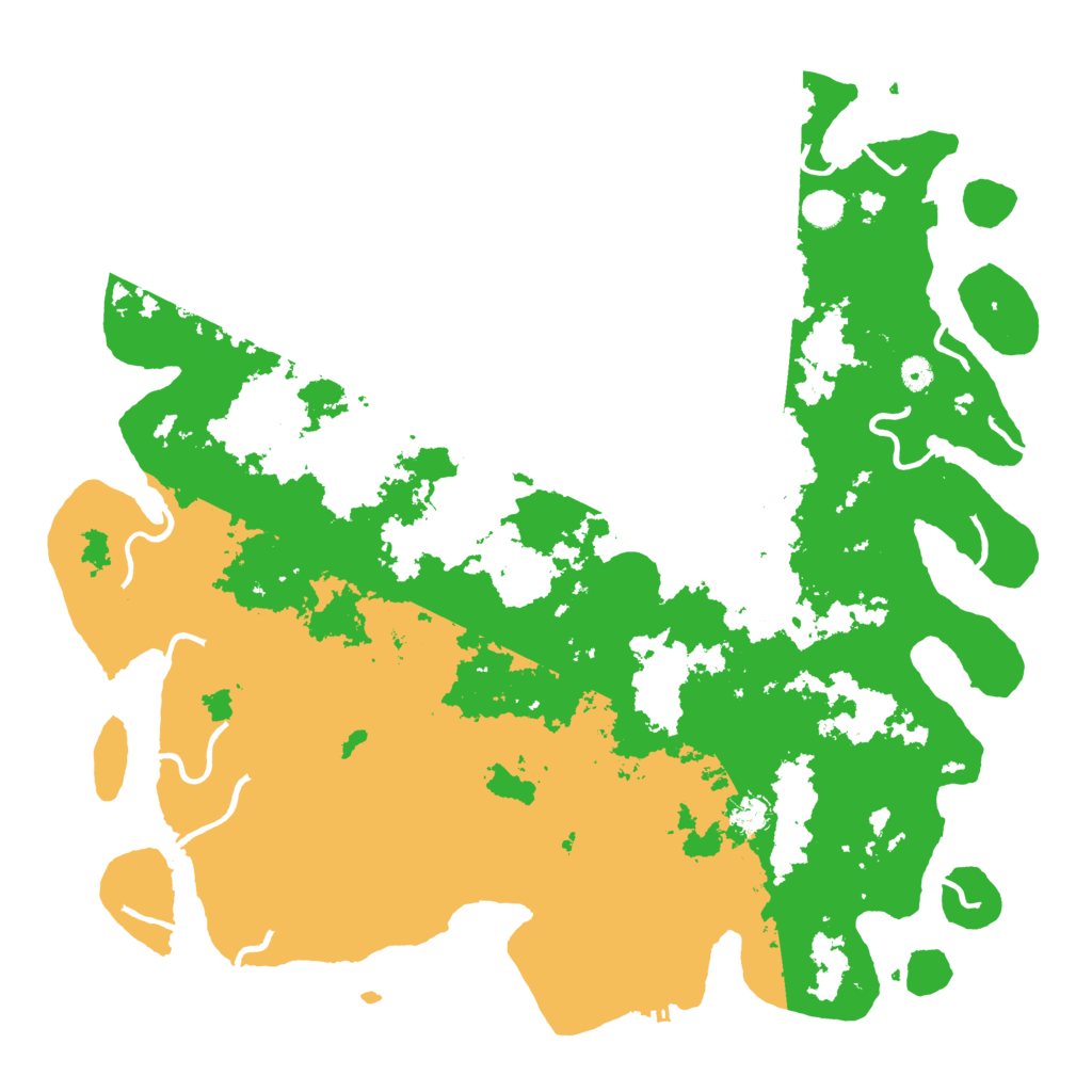 Biome Rust Map: Procedural Map, Size: 5000, Seed: 45353