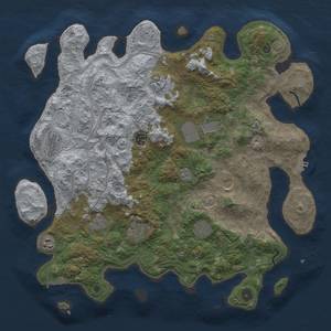 Thumbnail Rust Map: Procedural Map, Size: 4250, Seed: 21, 18 Monuments