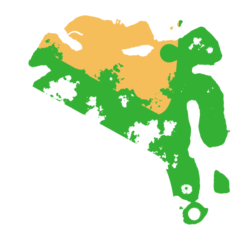 Biome Rust Map: Procedural Map, Size: 3500, Seed: 1199223076