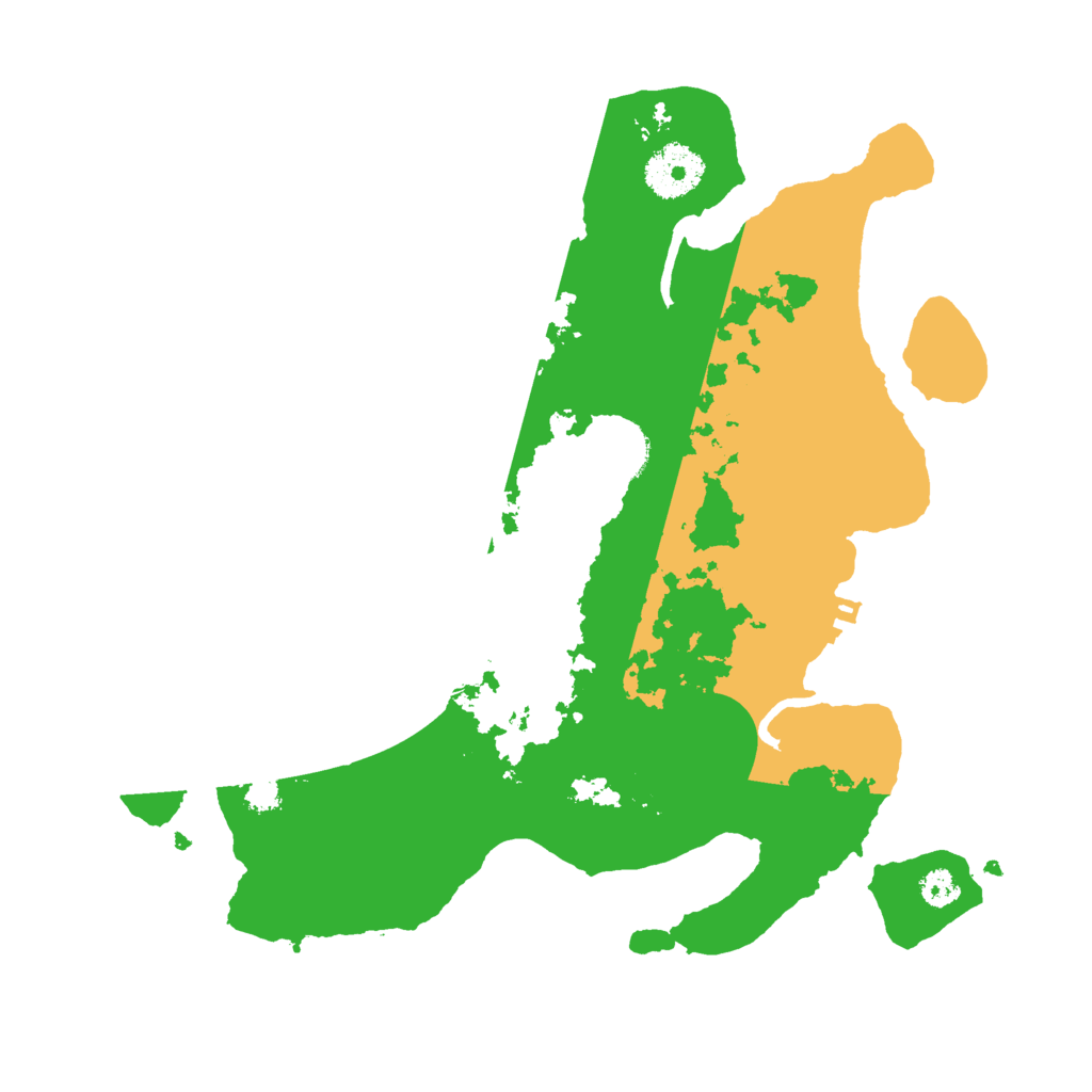 Biome Rust Map: Procedural Map, Size: 3000, Seed: 31214