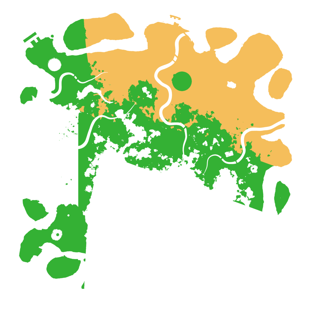 Biome Rust Map: Procedural Map, Size: 4250, Seed: 1348881380