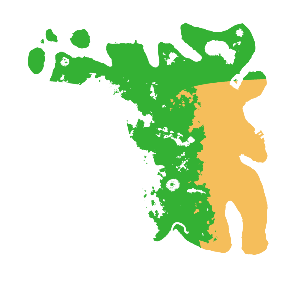 Biome Rust Map: Procedural Map, Size: 3500, Seed: 878848