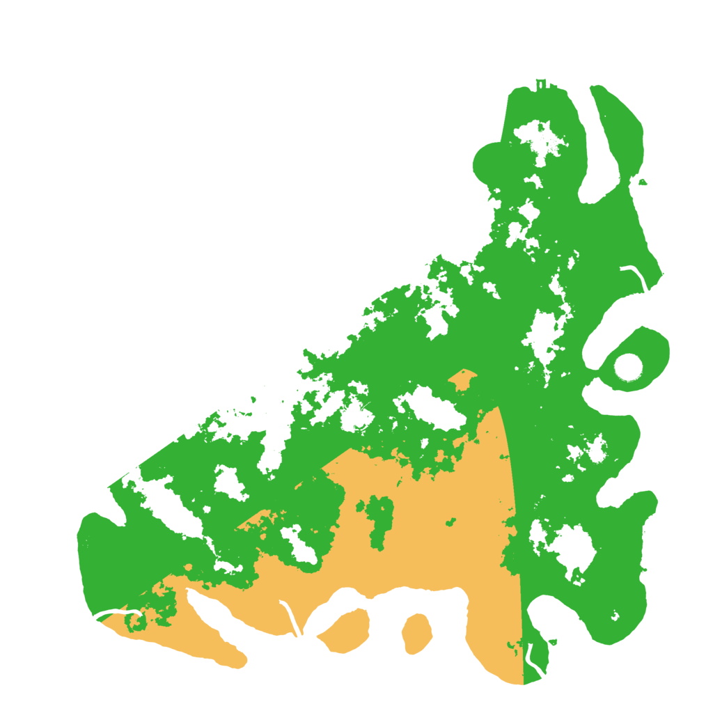 Biome Rust Map: Procedural Map, Size: 4500, Seed: 518552331