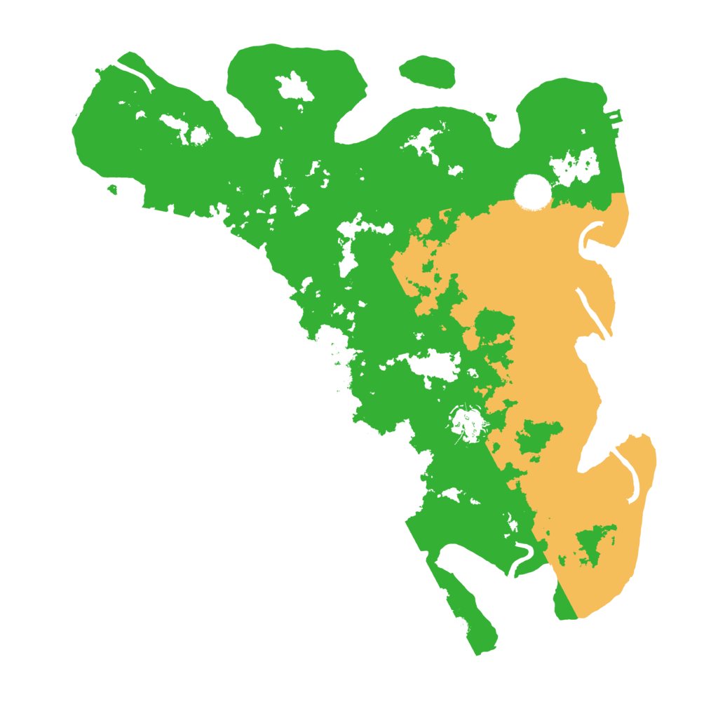 Biome Rust Map: Procedural Map, Size: 3500, Seed: 1415547