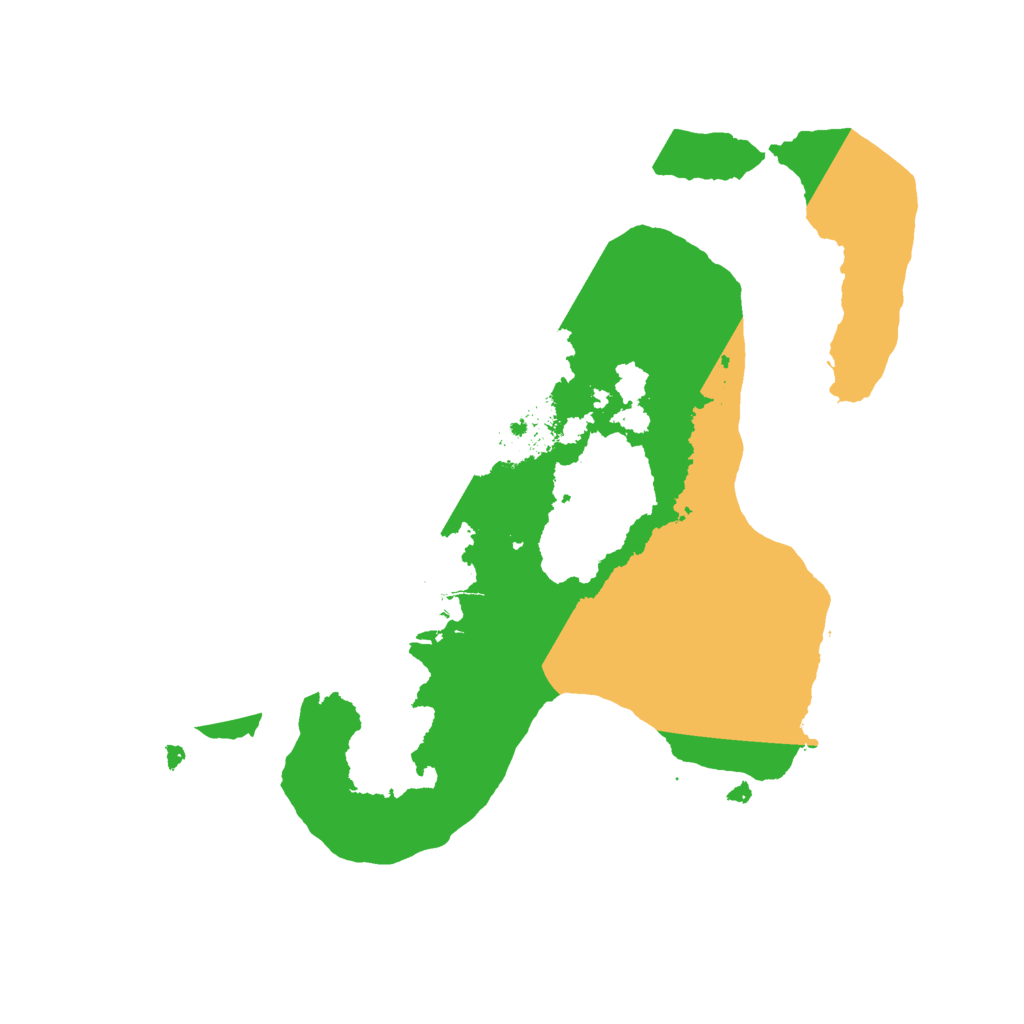 Biome Rust Map: Procedural Map, Size: 2200, Seed: 8