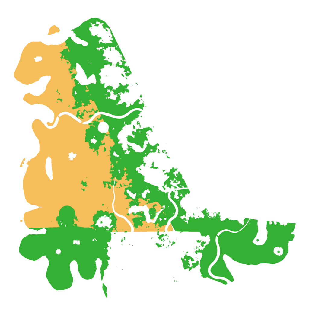 Biome Rust Map: Procedural Map, Size: 5000, Seed: 43200