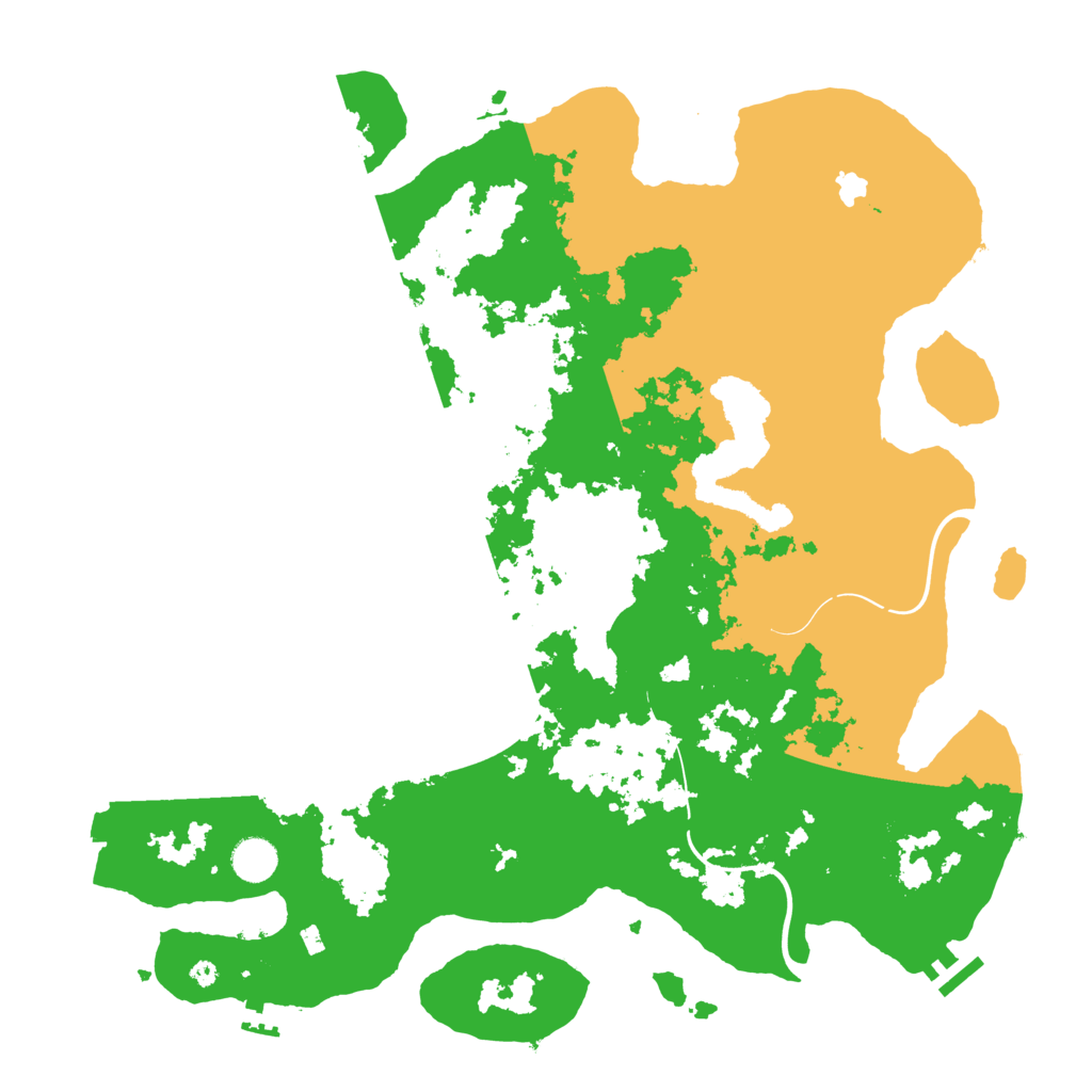 Biome Rust Map: Procedural Map, Size: 4250, Seed: 2751