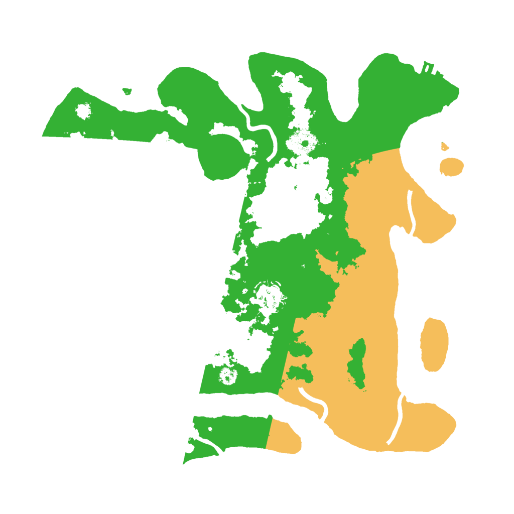 Biome Rust Map: Procedural Map, Size: 3000, Seed: 1889007459