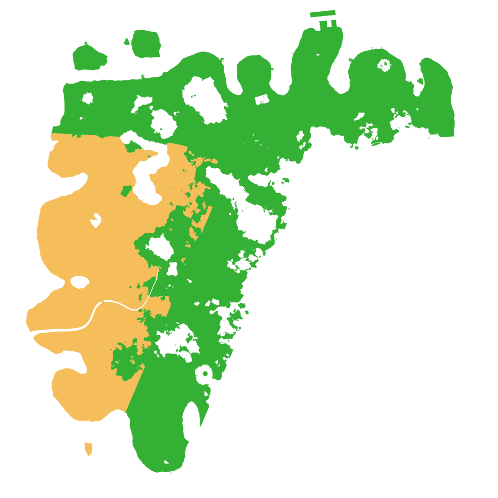 Biome Rust Map: Procedural Map, Size: 4000, Seed: 720280668