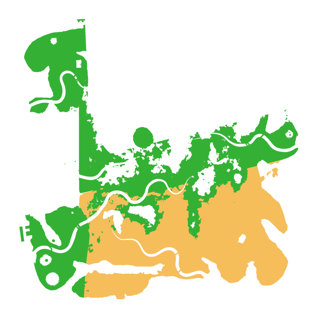 Biome Rust Map: Procedural Map, Size: 4250, Seed: 764277688