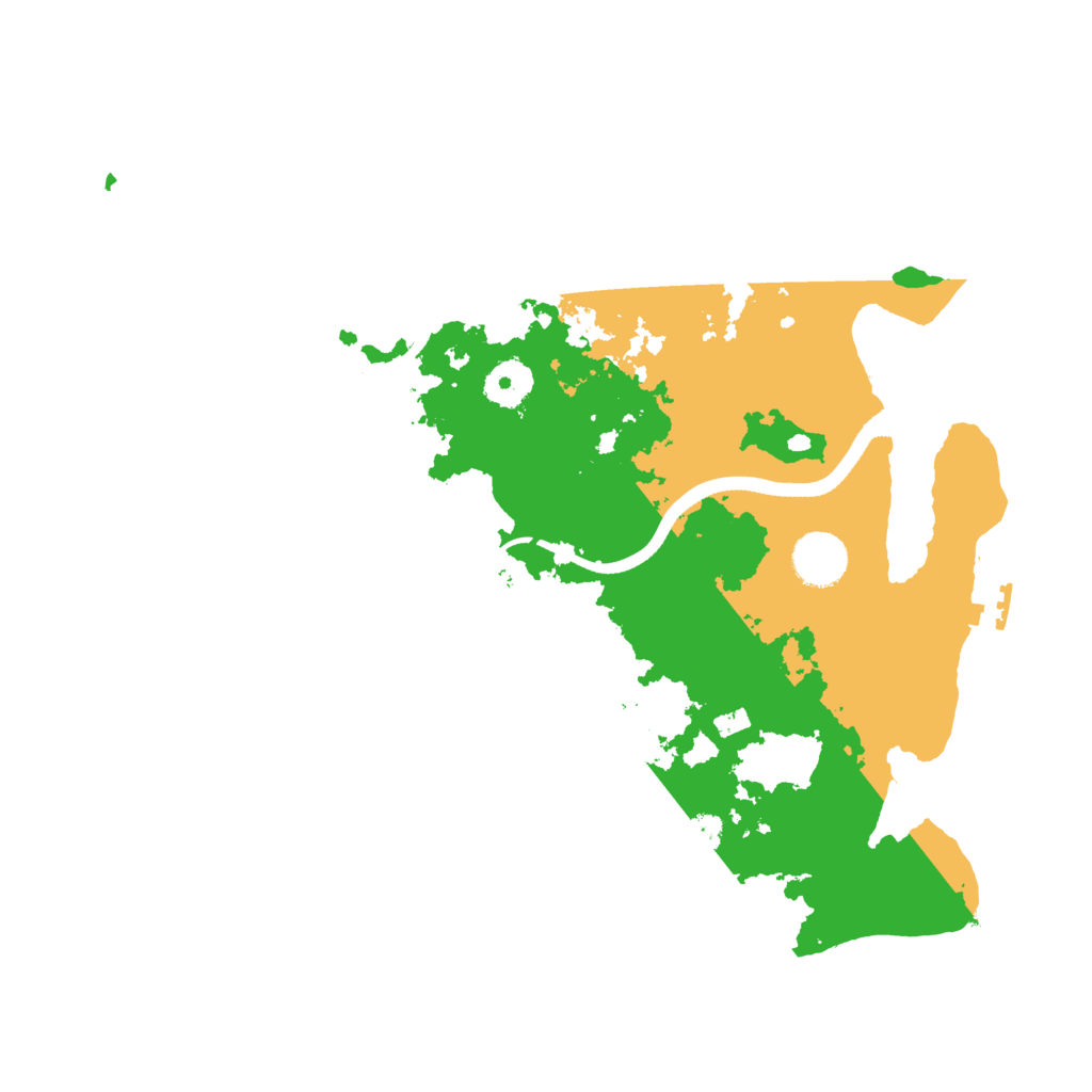 Biome Rust Map: Procedural Map, Size: 3500, Seed: 33689882