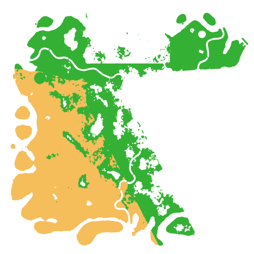Biome Rust Map: Procedural Map, Size: 6000, Seed: 9905786