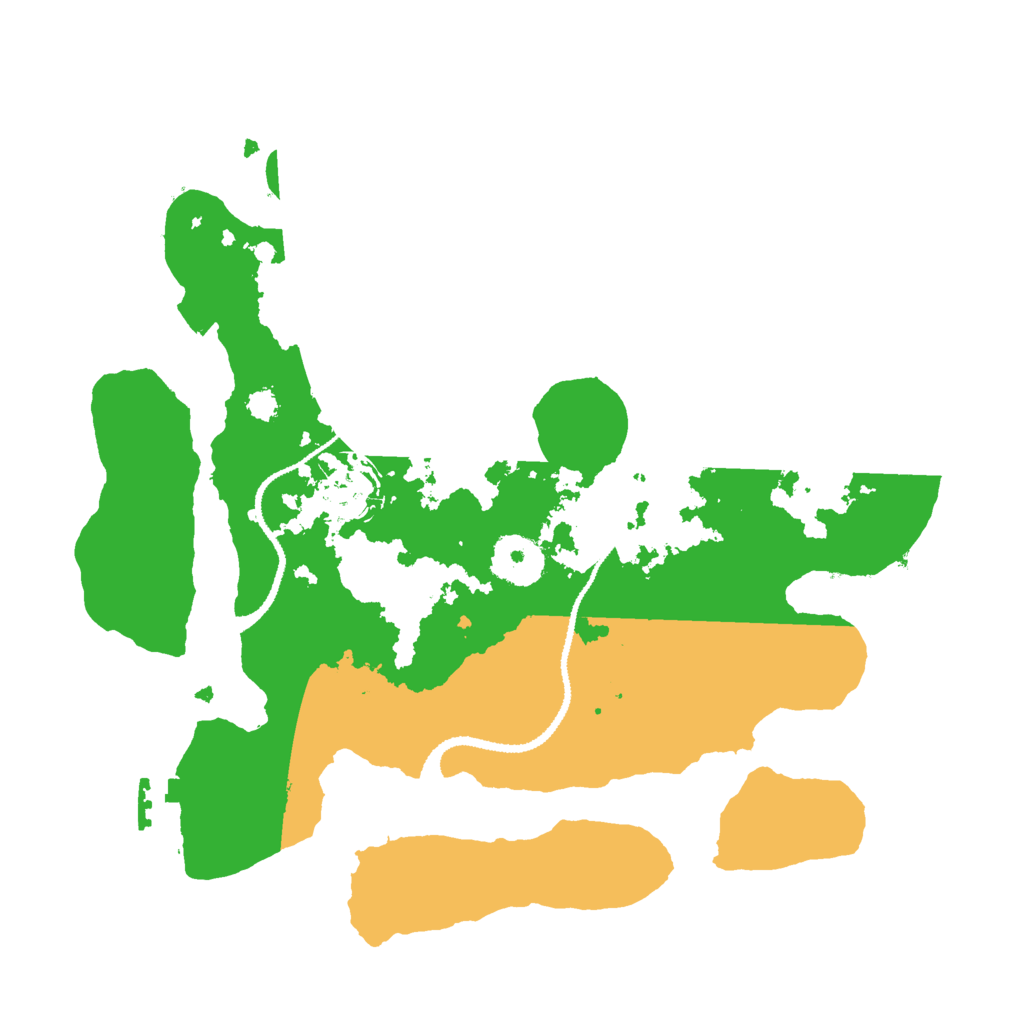 Biome Rust Map: Procedural Map, Size: 3000, Seed: 1515