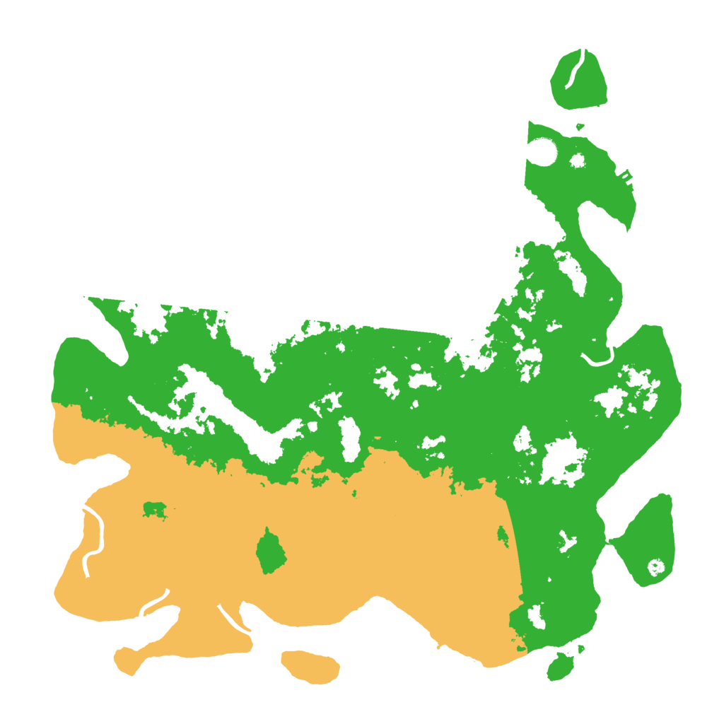 Biome Rust Map: Procedural Map, Size: 4500, Seed: 564