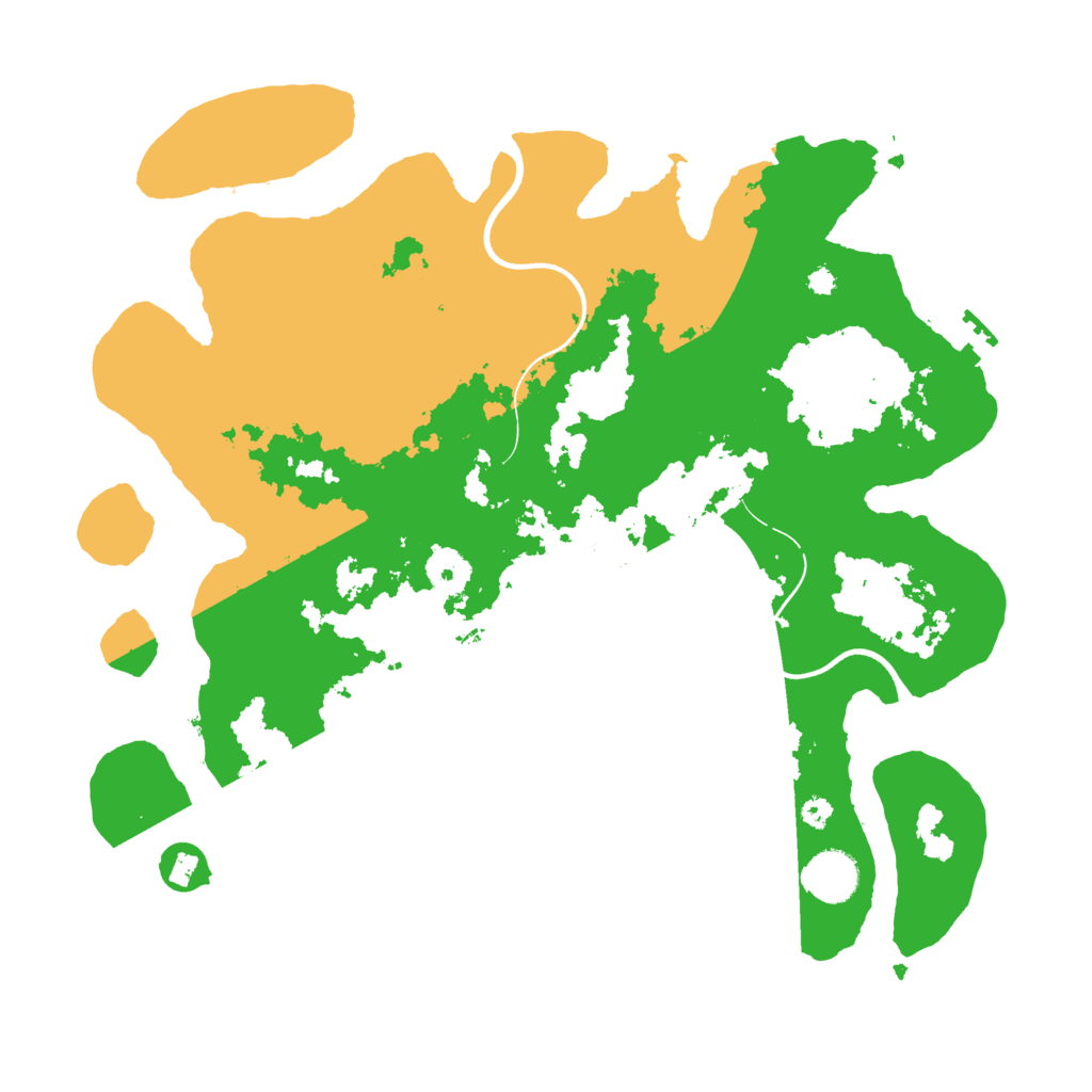 Biome Rust Map: Procedural Map, Size: 3650, Seed: 34237536