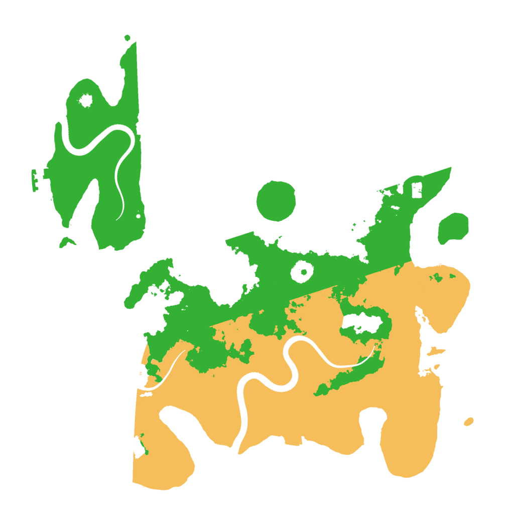 Biome Rust Map: Procedural Map, Size: 3500, Seed: 1119701172