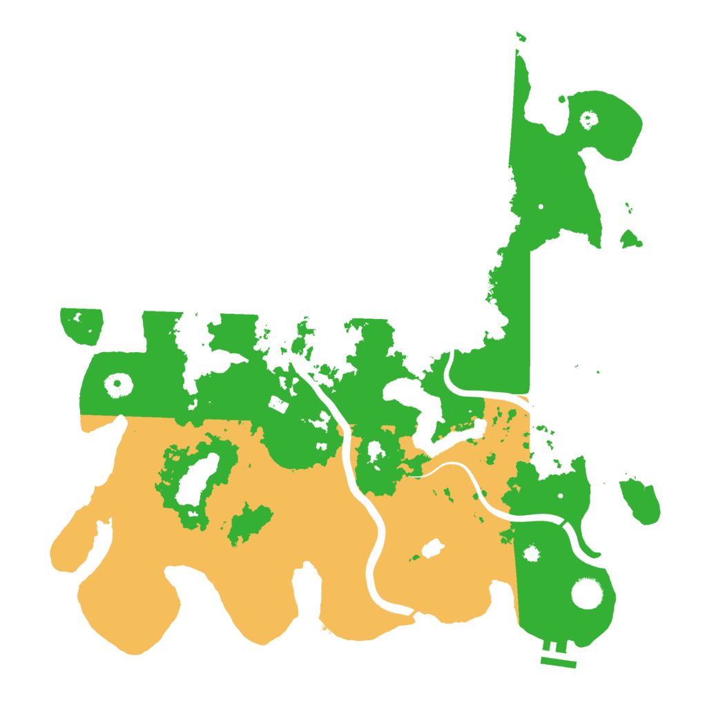 Biome Rust Map: Procedural Map, Size: 4000, Seed: 41596