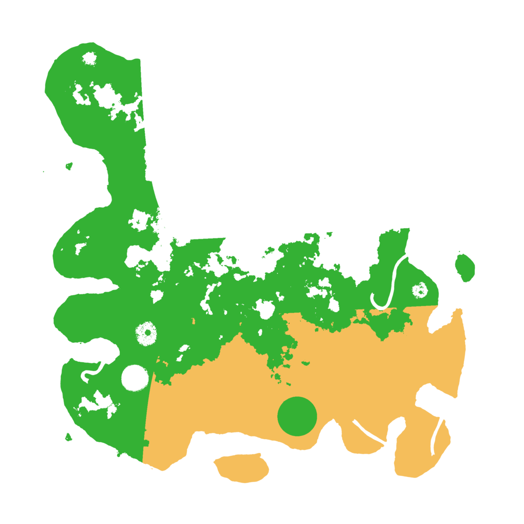 Biome Rust Map: Procedural Map, Size: 3500, Seed: 962138136